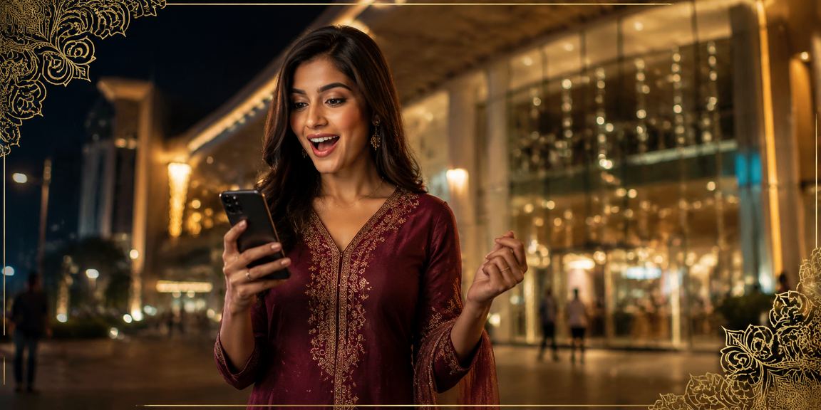 Live casino dealer interacting in a modern casino environment
